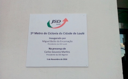 JSD Loulé inaugura 1º Metro de Ciclovia da Cidade de Loulé