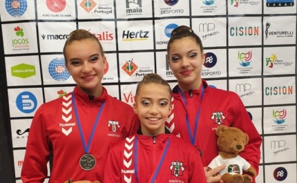 Louletanas sobem ao pódio no Acro Cup 2020 em Maia