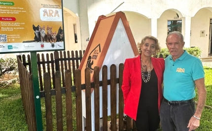 ARA coloca mais um abrigo para gatos em Almancil 