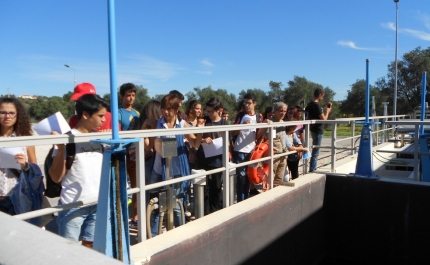 ALUNOS DO CONCELHO DE SILVES FAZEM VISITAS DE ESTUDO PARA APRENDER TUDO SOBRE «A ÁGUA».