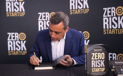 Paulo Andrez apresenta o best seller «Zero Risk Startup» em Albufeira