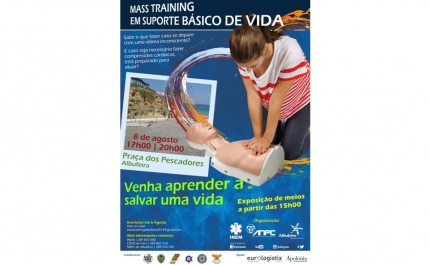 ALBUFEIRA ACOLHE MASS TRAINING DE SUPORTE BÁSICO DE VIDA