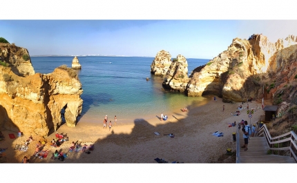 Praia do Camilo, em Lagos, é uma das mais bonitas de Portugal 