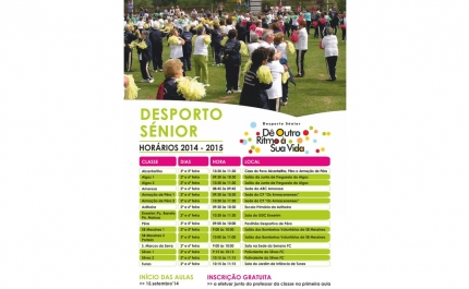 DESPORTO SÉNIOR INICIA NOVA ÉPOCA A 15 DE SETEMBRO