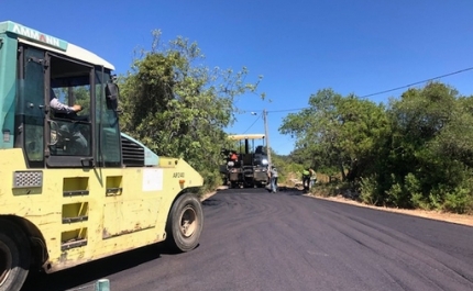 Município repara e pavimenta estradas municipais são-brasenses