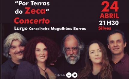 45º Aniversário do 25 de Abril | ESPETÁCULO «POR TERRAS DO ZECA» TRAZ MÚSICA DO CANTOR DE INTERVENÇÃO A SILVES