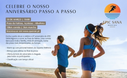 3ª EDIÇÃO DA EPIC SANA BEACH RUN A 10 DE MARÇO