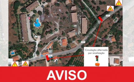 Silves: Condicionamento de trânsito na Estrada Nacional 269-1 Vale Margem entre 03 e 25 de maio