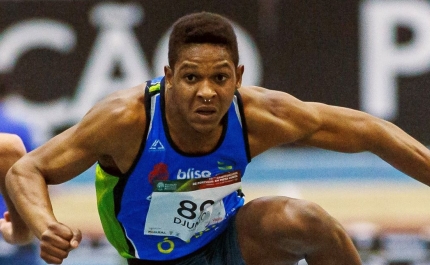 Atleta Algarvio Usumane Djumo arranca temporada em Portugal com 4 títulos de Campeão e um novo Recorde Nacional para a Guiné-Bissau nos 60 metros barreiras