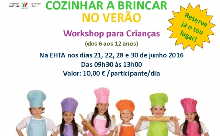 EHTA | Workshop Cozinha a Brincar no Verão