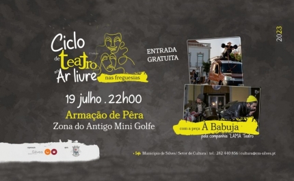 Município de Silves promove ciclo de Teatro ao Ar Livre em Armação de Pêra