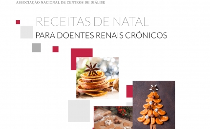 Nutricionistas criam livro de receitas natalícias para doentes renais