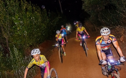 O segundo passeio de BTT noturno desta temporada foi em Benafim