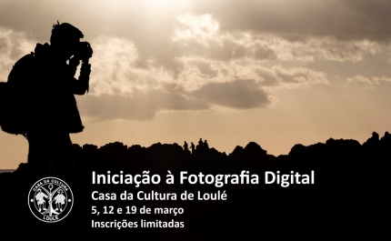 Oficina de iniciação à fotografia digital na Casa da Cultura de Loulé
