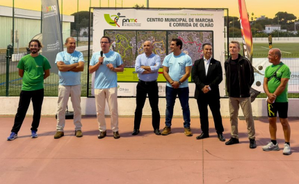 Olhão inaugura Centro Municipal de Marcha e Corrida e reforça promoção do desporto para todos