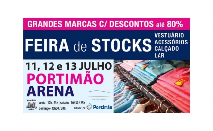Feira de Stocks propõe produtos a preços de ocasião no Portimão Arena