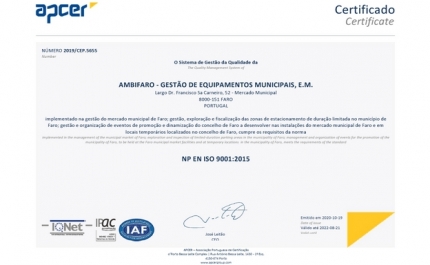 AMBIFARO RECEBE CERTIFICAÇÃO DE SISTEMA DE GESTÃO DE QUALIDADE  