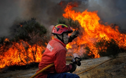 Incêndio: Fogo em Castro Marim teve reativação forte e mobiliza mais de 270 operacionais