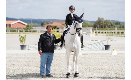 LEONOR COELHO CONQUISTA 1° LUGAR DO PÓDIO, NO CDN DA GOLEGÃ