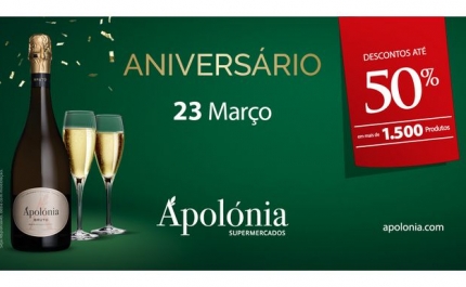 Supermercados Apolónia assinalam 43 anos com iniciativas nas lojas do Algarve 