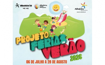 «PROJETO FÉRIAS DE VERÃO 2026» COM  INSCRIÇÕES ENTRE 5 E 7 DE MAIO