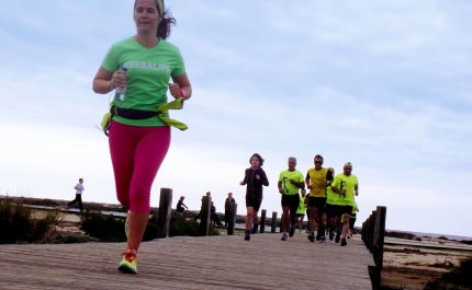 Marcha corrida junto à Ria Formosa promove atividade física na Fuseta