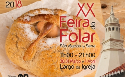 FEIRA DO FOLAR DE S. MARCOS DA SERRA DECORRE ENTRE 30 DE MARÇO E 1 DE ABRIL