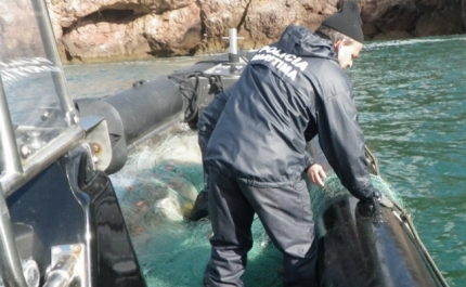 Polícia Marítima fiscaliza orla marítima entre a Ponta da Piedade e o Porto de Sagres