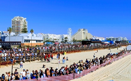 Mais de 20 mil pessoas marcaram presença na estreia da Monte Gordo Sand Experience