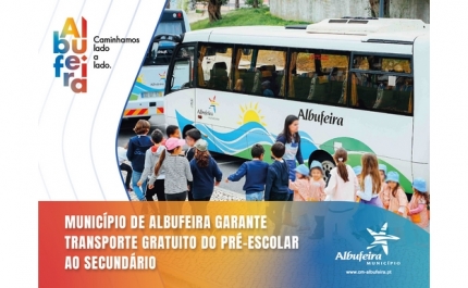 MUNICÍPIO DE ALBUFEIRA GARANTE TRANSPORTE GRATUITO DO PRÉ-ESCOLAR AO SECUNDÁRIO 