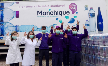 Sociedade da Água de Monchique oferece mais de 45 mil litros de água aos profissionais de saúde