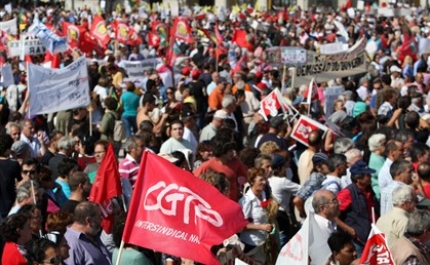 Milhares de trabalhadores exigem demissão do Governo em manifestação da CGTP