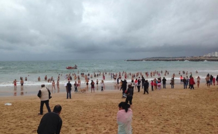 10º Banho de Mar - 1 de Janeiro em Ferragudo