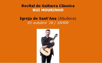 Recital de Guitarra Clássica por Rui Mourinho