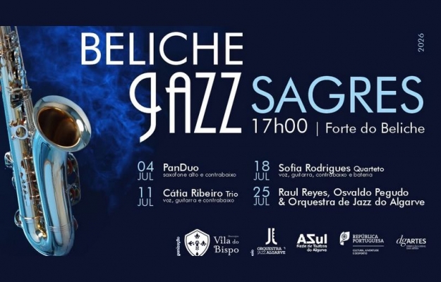 Beliche Jazz arranca este sábado em Sagres: três primeiros concertos esgotados e últimos bilhetes para o espetáculo de encerramento