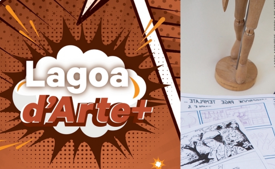 Lagoa d Arte+ | Oficina de arte sequencial Banda Desenhada e Mangá 