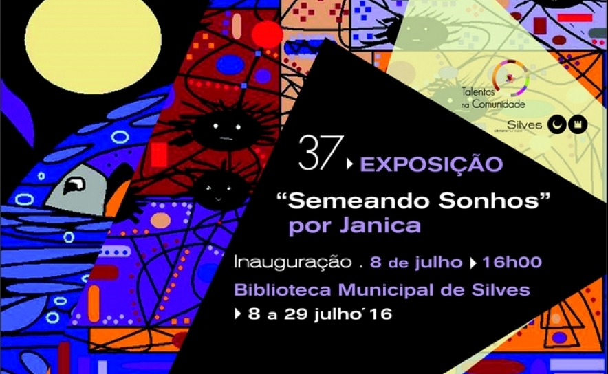 “Semeando Sonhos” | JANICA EXPÕE PINTURA NA BIBLIOTECA MUNICIPAL DE SILVES