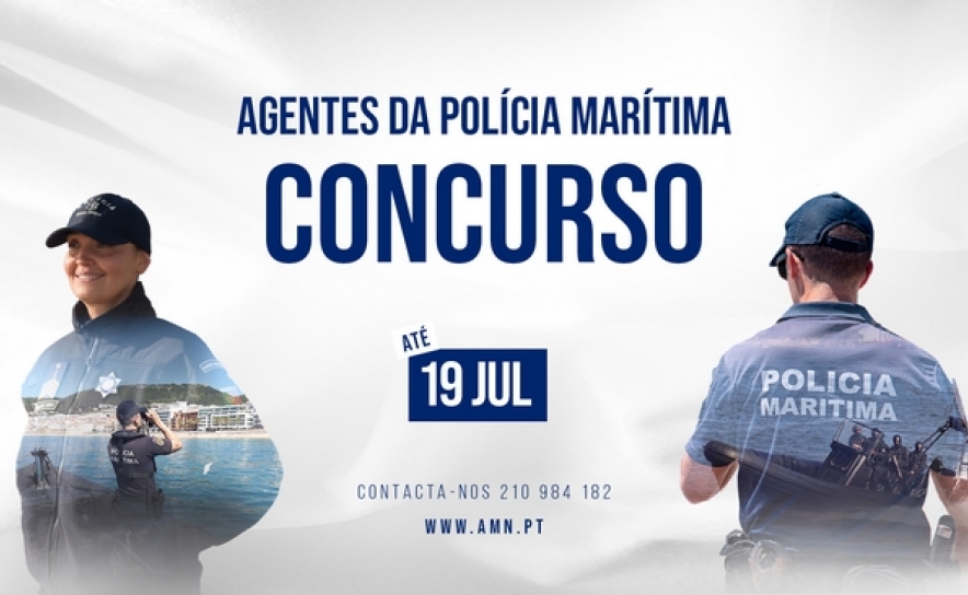 Concurso aberto para agentes da Polícia Marítima