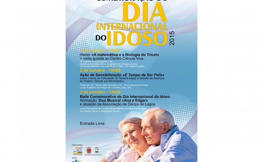  Lagos prepara programa especial comemorativo do  Dia Internacional do Idoso 