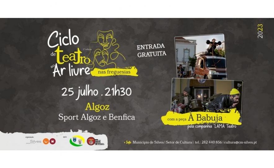 MUNICÍPIO DE SILVES PROMOVE CICLO DE TEATRO AO AR LIVRE EM ALGOZ