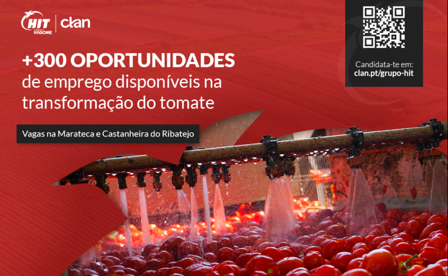 Clan tem mais de 300 oportunidades de emprego para Castanheira do Ribatejo e Marateca