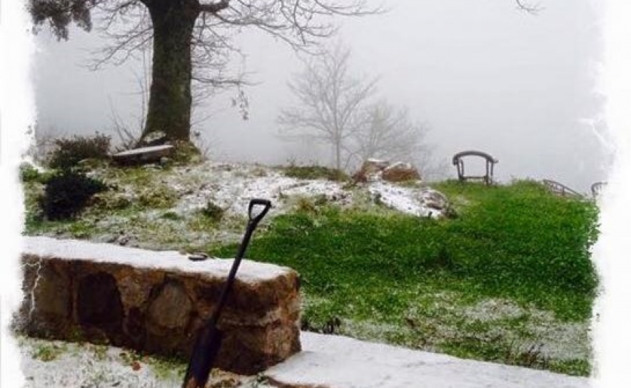 Nevou na Serra de Monchique
