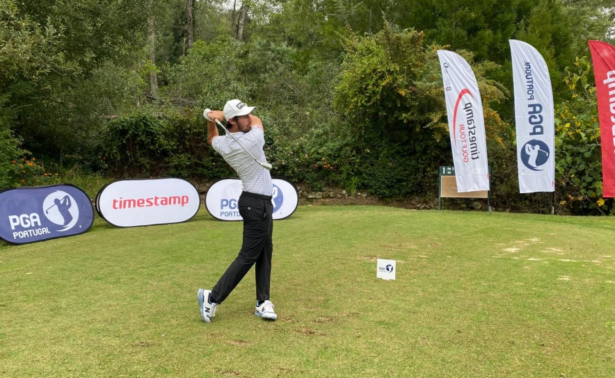 Tomás Melo Gouveia na 1ª volta - fotografia de Ricardo Lopes-PGA Portugal 