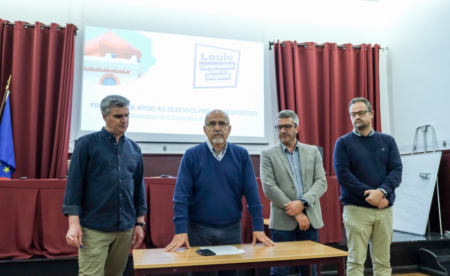 Apoio aos Clubes do concelho de Loulé sobe para mais de 1,5 milhões de euros