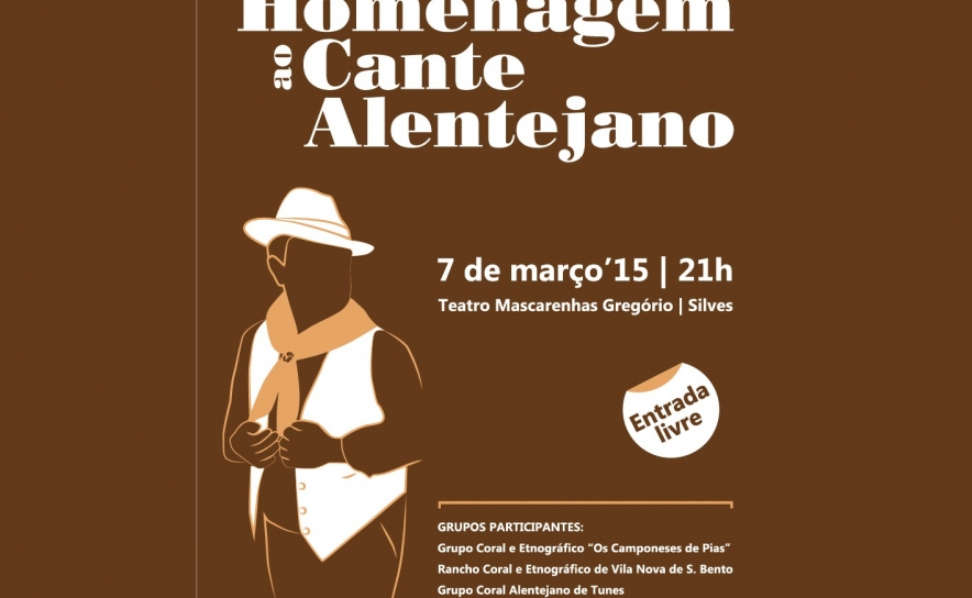 TEATRO MASCARENHAS GREGÓRIO É PALCO DE HOMENAGEM AO CANTE ALENTEJANO
