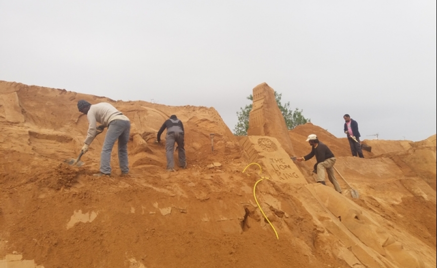 SandCity começa a ser esculpida no Algarve