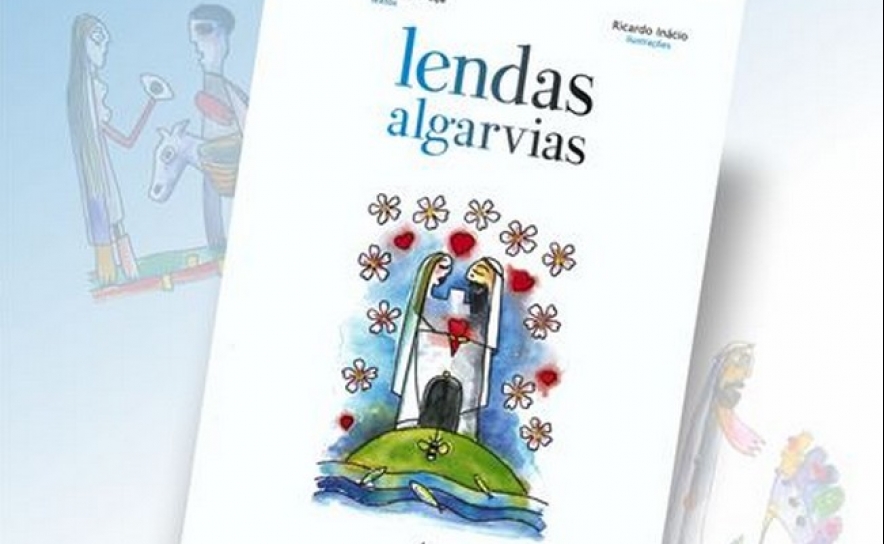 Autores da obra «Lendas Algarvias» no Centro Explicativo da Calçadinha de São Brás de Alportel