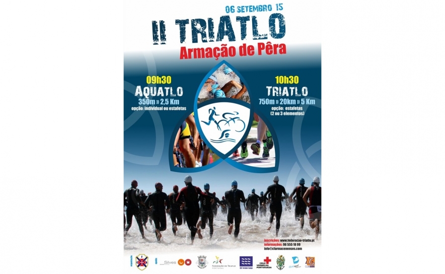 II Triatlo Armação de Pêra conta com o apoio da Câmara Municipal de Silves