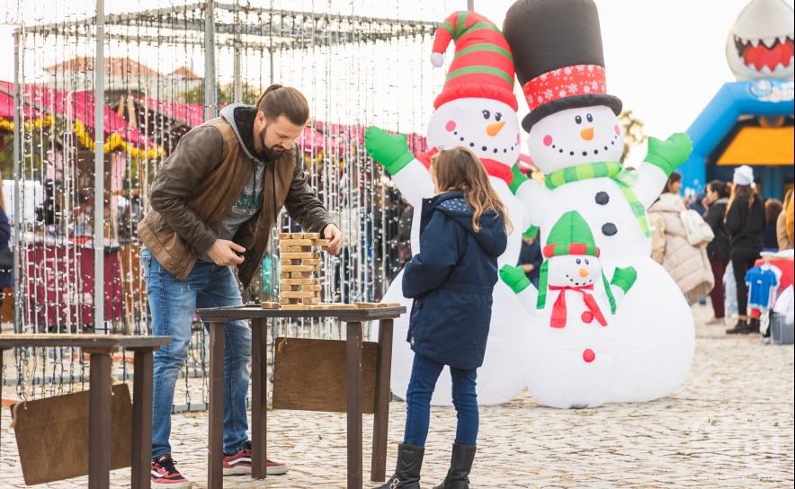 Jardim do Pai Natal animou Altura com uma oferta diferenciada e focada nas famílias e crianças