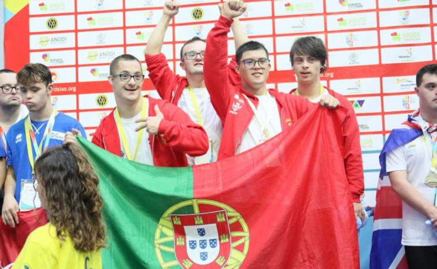 Portugal fecha com 32 medalhas os Mundiais natação para Síndrome de Down